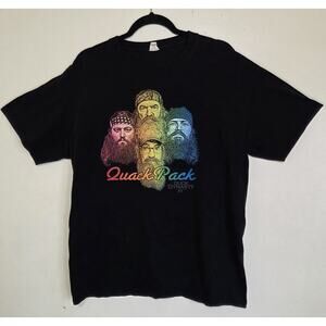 Duck Dynasty T Shirt Quack Pack Mens L Large A & E Television Show Logo